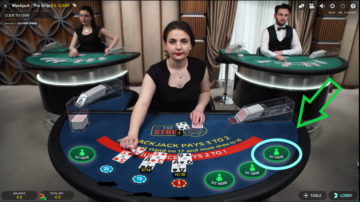 online casino blackjack live